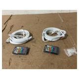 LOT OF 2 Xtreme Lit 6.5ft LED Neon Flex Light Strip, New Memory Wire, Multi-Color, Lightweight 0.4 lb, 6.3"