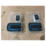 LOT OF 2 Pulse Oximeter Fingertip - Oxygen Meter Finger Pulse Oximeter - Blood Oxygen Saturation Monitor with Heart Rate and Fast Spo2 Reading, Pulse Ox with TFT Screen, Lanyard (Not include Batteries