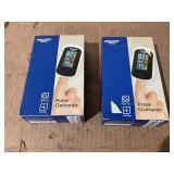 LOT OF 2 Pulse Oximeter Fingertip - Oxygen Meter Finger Pulse Oximeter - Blood Oxygen Saturation Monitor with Heart Rate and Fast Spo2 Reading, Pulse Ox with TFT Screen, Lanyard (Not include Batteries