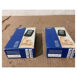 LOT OF 2 Pulse Oximeter Fingertip - Oxygen Meter Finger Pulse Oximeter - Blood Oxygen Saturation Monitor with Heart Rate and Fast Spo2 Reading, Pulse Ox with TFT Screen, Lanyard (Not include Batteries