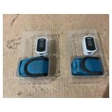 LOT OF 2 Pulse Oximeter Fingertip - Oxygen Meter Finger Pulse Oximeter - Blood Oxygen Saturation Monitor with Heart Rate and Fast Spo2 Reading, Pulse Ox with TFT Screen, Lanyard (Not include Batteries
