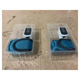 LOT OF 2 Pulse Oximeter Fingertip - Oxygen Meter Finger Pulse Oximeter - Blood Oxygen Saturation Monitor with Heart Rate and Fast Spo2 Reading, Pulse Ox with TFT Screen, Lanyard (Not include Batteries