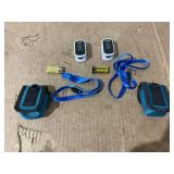 LOT OF 2 Pulse Oximeter Fingertip - Oxygen Meter Finger Pulse Oximeter - Blood Oxygen Saturation Monitor with Heart Rate and Fast Spo2 Reading, Pulse Ox with TFT Screen, Lanyard (Not include Batteries