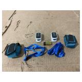 LOT OF 2 Pulse Oximeter Fingertip - Oxygen Meter Finger Pulse Oximeter - Blood Oxygen Saturation Monitor with Heart Rate and Fast Spo2 Reading, Pulse Ox with TFT Screen, Lanyard (Not include Batteries