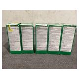 LOT OF 5 Equate Non-Drowsy/Maximum Strength Daytime Tussin DM Max Liquid, 8 fl oz