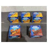 LOT OF 5 Pure Protein Bars 12 Ct