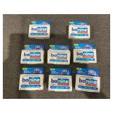 LOT OF 8 Bonine Max Strength Motion Sickness & Nausea Relief, Chewable Tablets, Peppermint, 16 ct