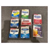 LOT OF 8 Mucinex Medicine