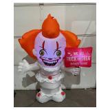 Halloween Pennywise from It Airblown Yard Inflatable by Way to Celebrate, 5 ft