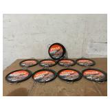 LOT OF 9 Imusa 11" Carbon Steel Round Comal & Griddle with Metal Handles