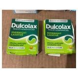LOT OF 12 Dulcolax Stool Softner & Overnight Laxative, 25Ct