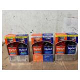 LOT OF 3 Vicks DayQuil and NyQuil Severe Cold and Flu Liquid, Cold and Flu Medicine for Adults