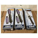 LOT OF 6 Conair Hair Tools