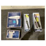 LOT OF 4 Conair Hair Tools