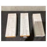 LOT OF 3 Danielle Creations 1.25" Ceramic Triple Barrel Waving Wand