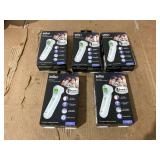 LOT OF 5 Braun No Touch 3-in-1 Digital Thermometer, Suitable for All Ages, BNT100US