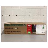 7 ft Non-Lit Artificial Stanford Spruce Christmas Tree with Stand, by Holiday Time