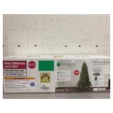 Evergreen Classics 7.5ft Pre-Lit Benton Pine Artificial Christmas Tree, Color-Changing LED Lights