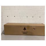 Costway 7.5Ft Unlit Hinged PVC Artificial Christmas Tree