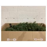 Evergreen Classics 7.5ft Pre-Lit Benton Pine Artificial Christmas Tree, Color-Changing LED Lights