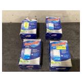 LOT OF 4 DampRid Fresh Scent Hanging Moisture Absorbers, 3 Count