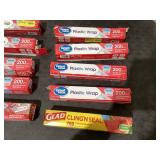 LOT OF 10 Plastic Food Wrap