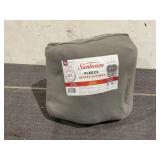 Queen Size Sunbeam Blanket Grey Fleece, 12 Heat Settings, 12-Hour Auto Shut-Off, Electric Heated Blanket with Controller, 90" x 84"