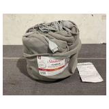 Queen Size Sunbeam Blanket Grey Fleece, 12 Heat Settings, 12-Hour Auto Shut-Off, Electric Heated Blanket with Controller, 90" x 84"