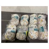 LOT OF 8 Yarnspirations Bernat Baby Blanket Yarn
