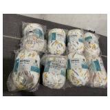LOT OF 8 Yarnspirations Bernat Baby Blanket Yarn