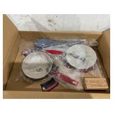 23PCS Tasty Clean Ceramic Non-Stick Aluminum Cookware Set