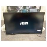 MSI G32C4X, 31.5" Gaming Monitor, 1920 x 1080 (FHD) Curved Gaming Monitor, 1 ms, 250Hz, FreeSync, 1500R, HDMI