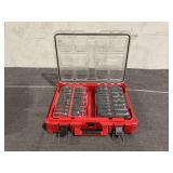 31PCS Milwaukee SHOCKWAVE Impact-Duty 1/2" Drive Metric and SAE Deep Well Impact PACKOUT Socket Set