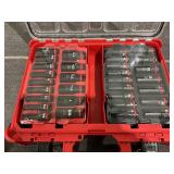 31PCS Milwaukee SHOCKWAVE Impact-Duty 1/2" Drive Metric and SAE Deep Well Impact PACKOUT Socket Set