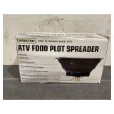 Moultrie ATV Food Plot 50 lbs. Capacity Spreader with Hopper Cover to Protect Seed/Fertilizer