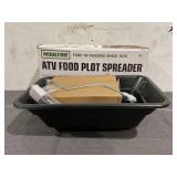 Moultrie ATV Food Plot 50 lbs. Capacity Spreader with Hopper Cover to Protect Seed/Fertilizer