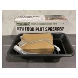 Moultrie ATV Food Plot 50 lbs. Capacity Spreader with Hopper Cover to Protect Seed/Fertilizer