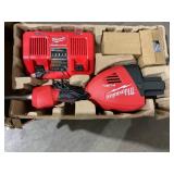 Milwaukee M18 FUEL 18V Brushless Cordless 17" Dual Battery Straight Shaft String Trimmer with (2) 8.0 Ah Batteries and Charger