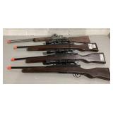 LOT OF 4 Toy Rifles