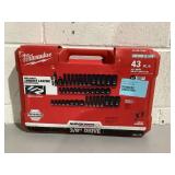 43PCS Milwaukee SHOCKWAVE 3/8" Drive SAE and Metric 6 Point Impact Socket Set