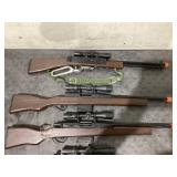 LOT of 4 Toy Rifles