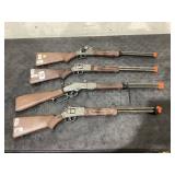 LOT of 4 Toy Rifles