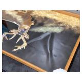 Open Road Brands Deer in Field Framed Wood Wall Art by Lance Krueger, Measures 24" x 40"