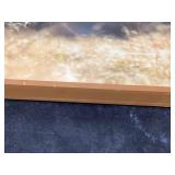 Open Road Brands Deer in Field Framed Wood Wall Art by Lance Krueger, Measures 24" x 40"