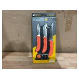 Outdoor Edge WildLite Knives + Sharpener + Roll Pack