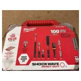 100PCS Milwaukee 48-32-4082 Shockwave PACKOUT Bit Set