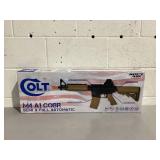 Soft Air USA Colt M4A1 M4 CQBR AEG Electric Airsoft Rifle with Adjustable Hop-Up, Dark Earth/Tan, 453 FPS