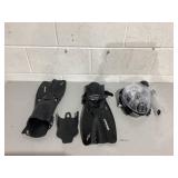 M/L-L/XL Adult Snorkeling Set - Full Face Mask, Wide Clear View, Anti-Fog System
