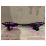 Razor Black Label Ripstik Ripster Light-up, Caster Skateboard with Multi-Color Lights, for Child 8+