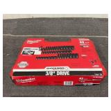 Milwaukee SHOCKWAVE Impact Duty 3/8in.-Drive 6-Point Socket Set, 43 Pcs
